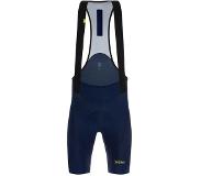 Santini Le Maillot Jaune Bib Shorts Blauw M Man