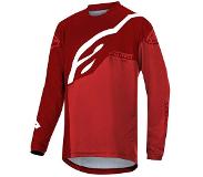 Alpinestars Racer Factory Kids Long Sleeve Jersey Rood