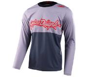 Troy Lee Designs Flowline Long Sleeve Enduro Jersey Grijs XL Man
