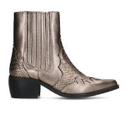 Sacha leren cowboylaarzen brons Dames | Maat: 41