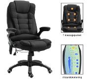 NiceGoodz Bureaustoel - Bureaustoel ergonomisch - Directiestoel - Massage stoel - Bureaustoelen voor volwassenen - Zwart