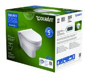 Duravit Hangend Toilet Set Duravit Duravit No.1 Compact SoftClose 365x400mm Wit
