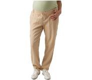 Mamalicious Beach Maternity Pants Beige S Vrouw