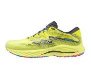 Mizuno Wave Rider 27 - Runningschoenen - Heren Luminous / White / Jet Blue 44.5
