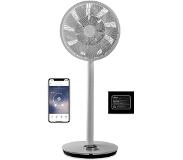 Duux Whisper Flex Grijs - Smart Statiefventilator met Dock & Accu - Staande Ventilator Geruisloos
