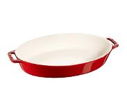 Staub Ovale ovenschaal 37 cm - kers