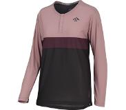 IXS Dames Flow XTG Lange Mouw Henley wielershirt (Maat XL, Roze)