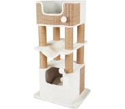Trixie Krabpaal Lucano - Wit/Taupe - 58 x 48 x 110 cm