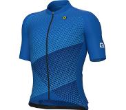 ALÉ Heren Web Fietsshirt (Maat XL, Blauw)