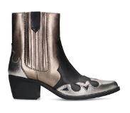 Manfield leren cowboylaarzen zwart Dames | Maat: 41