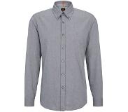 HUGO BOSS Regular-fit overhemd van biologische Oxfordkatoen