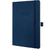 Sigel agenda 2024 - Conceptum - A5 - softcover - 2 pagina's / 1 week - midnight blue - SI-C2432