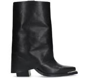 Sacha leren cowboy laarzen zwart Dames | Maat: 40