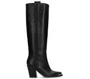 Sacha leren cowboy laarzen zwart Dames | Maat: 40