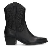 Manfield leren cowboylaarzen zwart Dames | Maat: 41