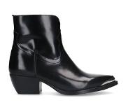 Sacha leren cowboylaarze zwart Dames | Maat: 38