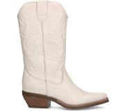 Sacha leren cowboylaarzen ecru Dames | Maat: 40