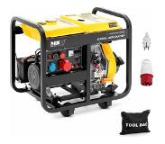 MSW Noodgenerator diesel - 1830 / 5500 W - {fuel_tank_capacity_1525_temp}} L - 240/400 V - mobiel - AVR - Euro 5
