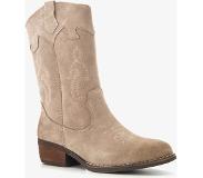 TwoDay suede meisjes western laarzen beige maat 32