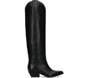 Sacha leren cowboylaarzen zwart Dames | Maat: 38