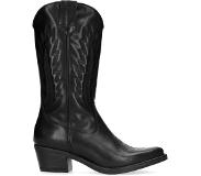 Manfield leren cowboylaarzen zwart Dames | Maat: 39