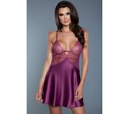Be Wicked Carina Negligé - Paars | Maat 637488511157