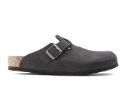 Birkenstock Klomp Birkenstock Men Boston BS Desert Dust Black Narrow-Schoenmaat 41