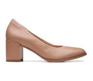 Clarks - Dames - Freva55 Court - D - 1 - praline leather - maat 5
