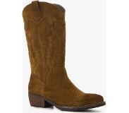 Harper suede dames western laarzen bruin maat 37