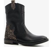 Braqeez leren meisjes western boots zwart maat 32