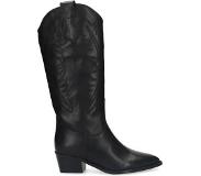 Manfield leren cowboylaarzen zwart Dames | Maat: 36