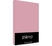 ISleep Satijn-Katoen Kussenslopen (2 stuks) - 60x70 cm - Roze