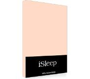 ISleep Satijn-Katoen Kussenslopen (2 stuks) - 60x70 cm - Nude