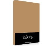 ISleep Satijn-Katoen Kussenslopen (2 stuks) - 60x70 cm - Mocca