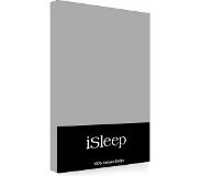 ISleep Satijn-Katoen Kussenslopen (2 stuks) - 60x70 cm - Grijs