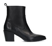 Manfield leren cowboylaarzen zwart Dames | Maat: 40