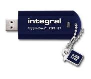 Integral Crypto Dual+ FIPS 197 - USB-stick - 64 GB