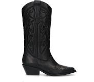 Sacha leren cowboylaarzen zwart Dames | Maat: 38