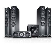 Teufel Definion 3 Surround Power Edition "5.1-Set" Home cinema Antraciet