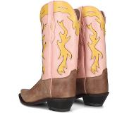 Bootstock Dames Cowboylaarzen Candy Brown Women - Roze - Maat 38