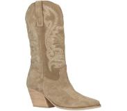Babouche suède cowboylaarzen beige Dames | Maat: 42