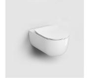 Clou Hammock randloze wandtoilet 37x56cm dunne zitting Keramiek Wit glans CL/04.01061
