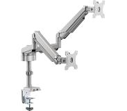 Eaton Dual-Display Flex-Arm Mount for 13inch to 34inch Monitors - Clamp or Grommet USB Aud