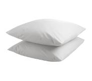 Seashell Kussensloop - 100% natuurlijk katoen - 2x 60x70 - wit