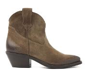 Lazamani Western Cowboylaarzen bruin Leer Maat 41