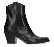 Manfield leren cowboylaarzen zwart Dames | Maat: 36