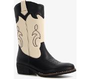 Blue Box meisjes western laarzen zwart/wit maat 33