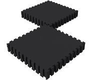 Gorilla Sports Voordeelset Sportschool Vloer Beschermingsmatten (16 stuks, totaal 5,76 m2) Zwart
