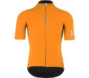 Q36.5 Pinstripe Pro Short Sleeve Jersey Geel,Oranje L Man