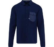 Denham Worker Casual Overhemd Heren LM Donker blauw | Maat: M